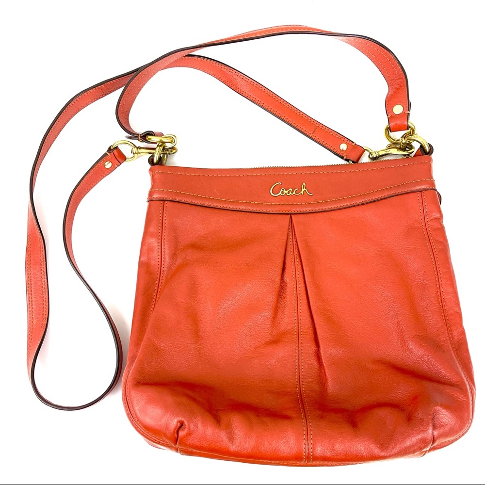 Coach H1261 Ashley Hippie Leather Crossbody Bag Gem